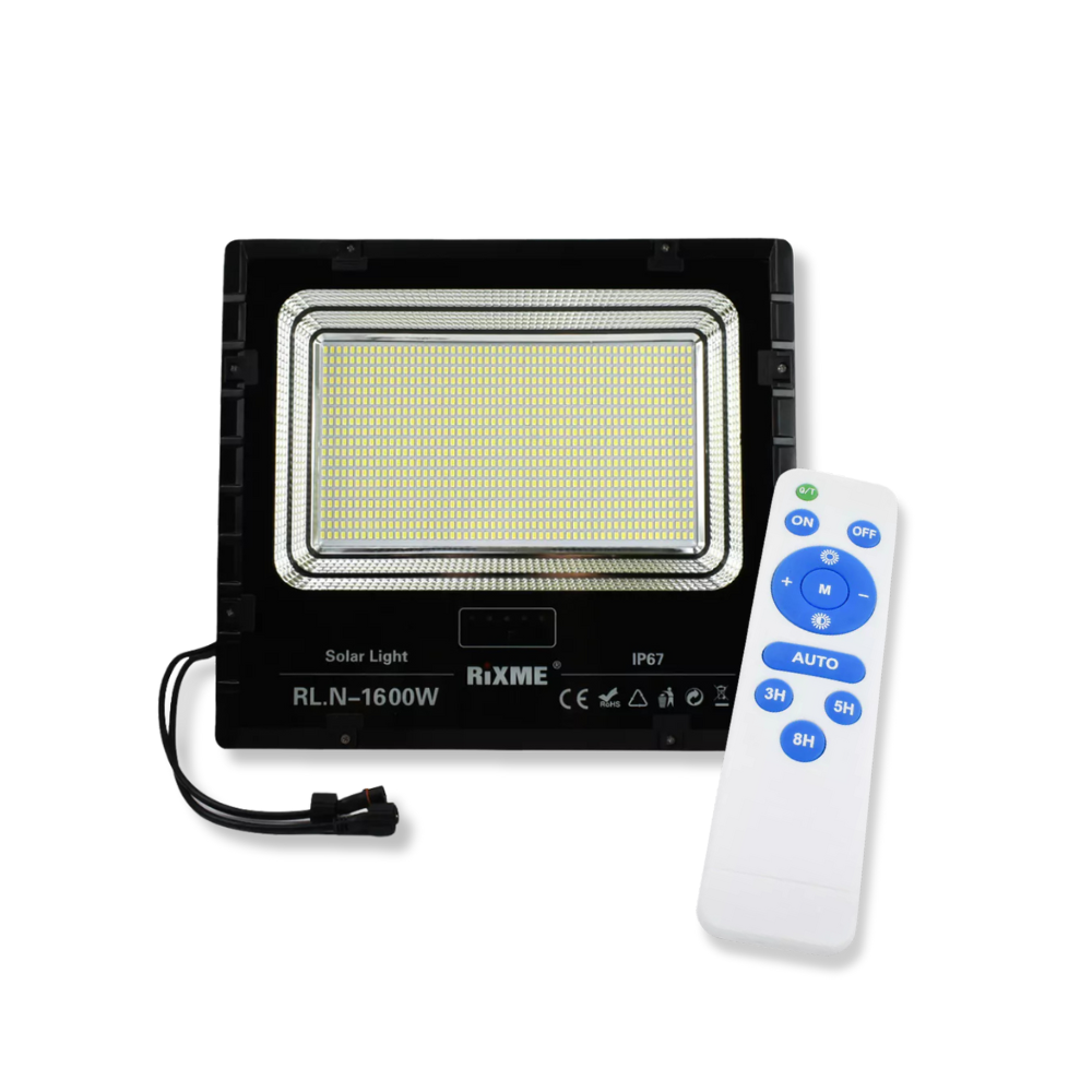 Ηλιακός Προβολέας 1600W Λευκού Φωτισμού IP67 RiXME RL.X-1600W