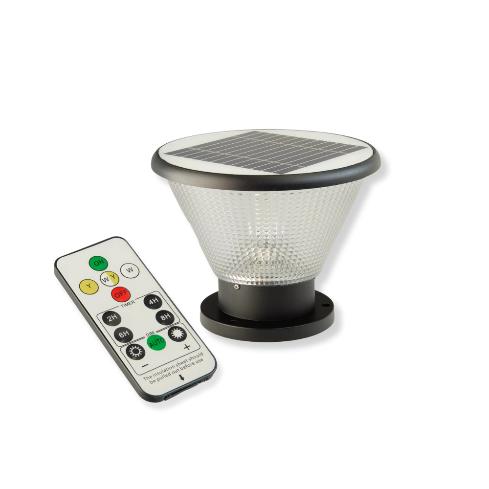 Ηλιακό Φωτιστικό με Τηλεχειριστήριο IP67 Rixme CR-ZTD20-1004